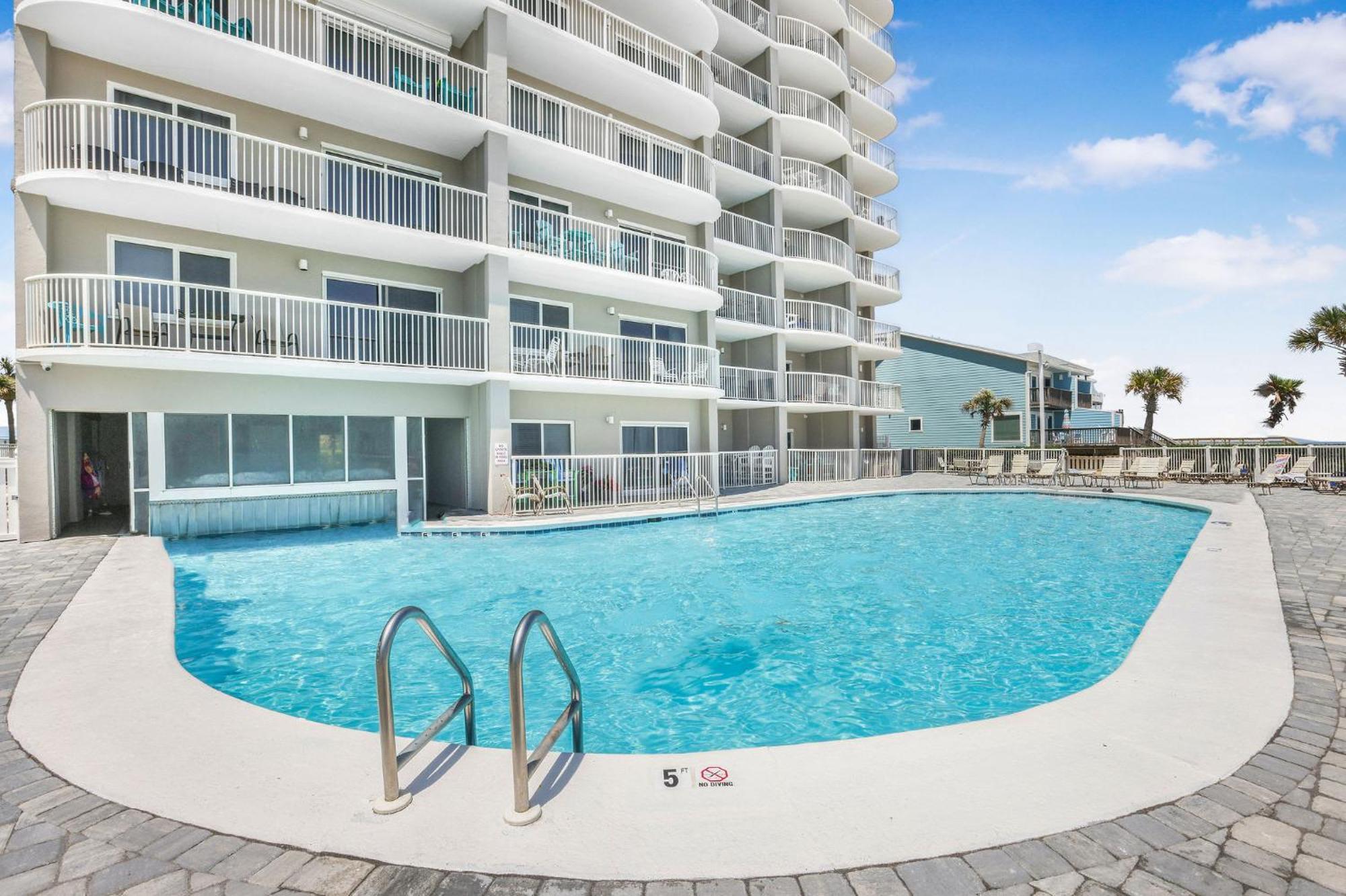 Tradewinds 602- Beachfront Heated Indoor Pool Orange Beach Buitenkant foto